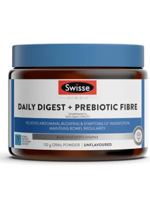 Swisse Ultibiotic Daily Digest + Prebiotic Fibre Powder