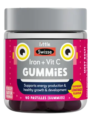 Little Swisse Iron + Vit C Gummies