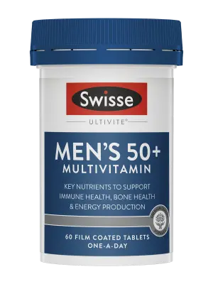 Swisse Ultivite Men's 50+ Multivitamin - 60 Tablets