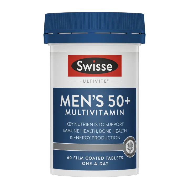 Swisse Ultivite Men's 50+ Multivitamin - 60 Tablets