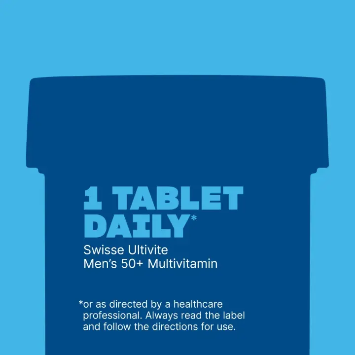 Swisse Ultivite Men's 50+ Multivitamin - 60 Tablets