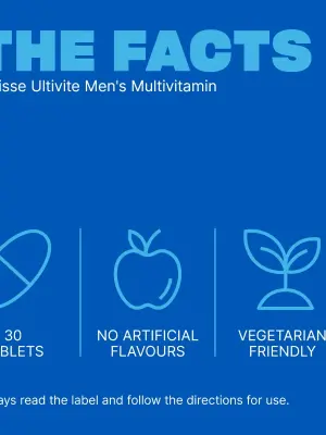 Swisse Ultivite Men's Multivitamin - 30 Tablets