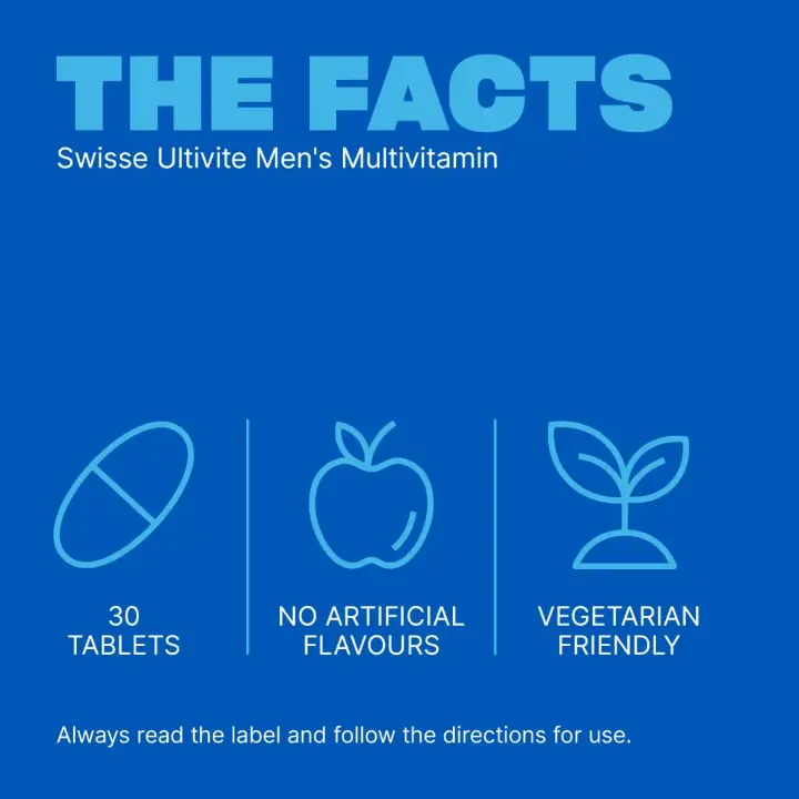 Swisse Ultivite Men's Multivitamin - 30 Tablets