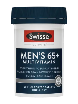 Swisse Ultivite Men’s 65+ Multivitamin - 60 Tablets