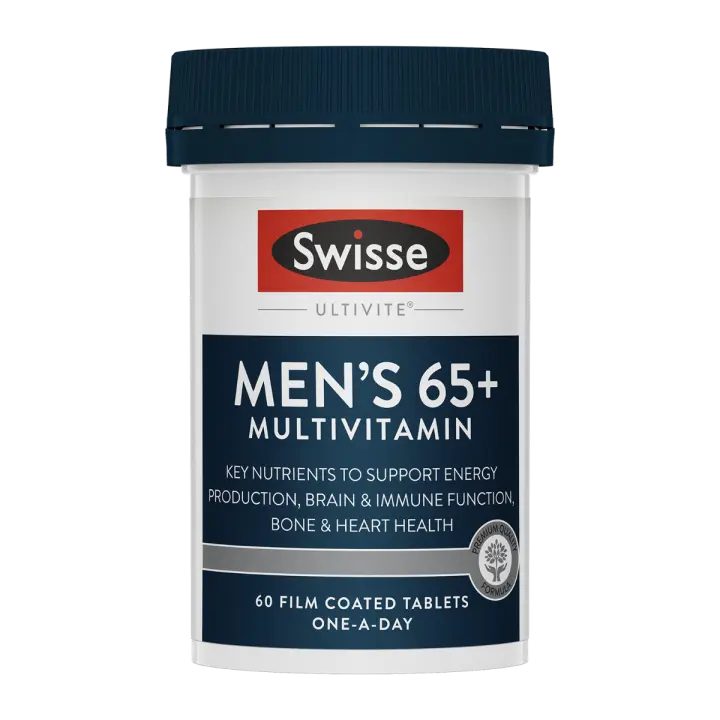 Swisse Ultivite Men’s 65+ Multivitamin - 60 Tablets
