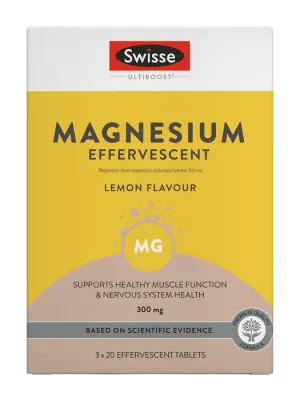 Swisse Ultiboost Magnesium Effervescent – 60 Tablets