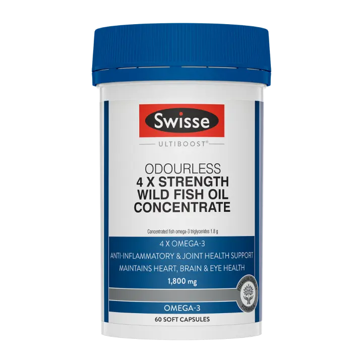 Odourless 4 x Strength Wild Fish Oil Concentrate
