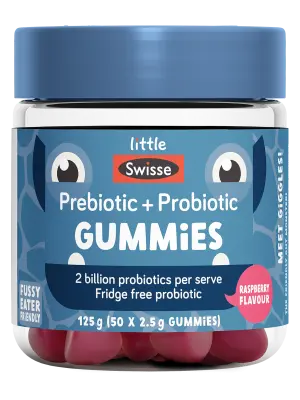 Little Swisse Prebiotic + Probiotic Gummies