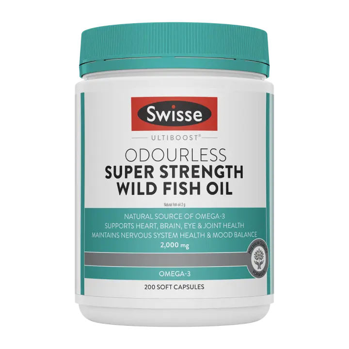 Super Strength Odourless Wild Fish Oil