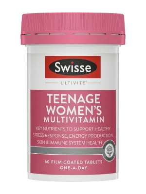 Swisse Ultivite Teenage Women's Multivitamin - 60 Tablets