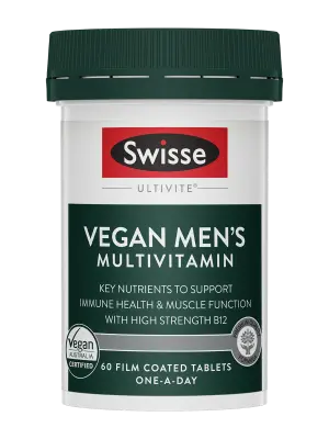 Swisse Ultivite Vegan Men's Multivitamin - 60 Tablets