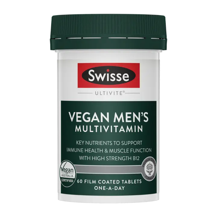 Swisse Ultivite Vegan Men's Multivitamin - 60 Tablets