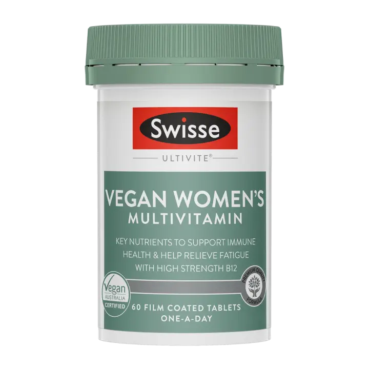 Swisse Ultivite Vegan Women's Multivitamin - 60 Tablets