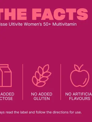 Swisse Ultivite Women's 50+ Multivitamin - 60 Tablets